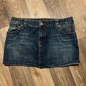 Roca Wear Mini Jean Skirt 11/12